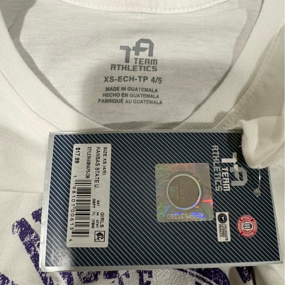 Kansas State University Kids White Tee - Picture 3 of 3